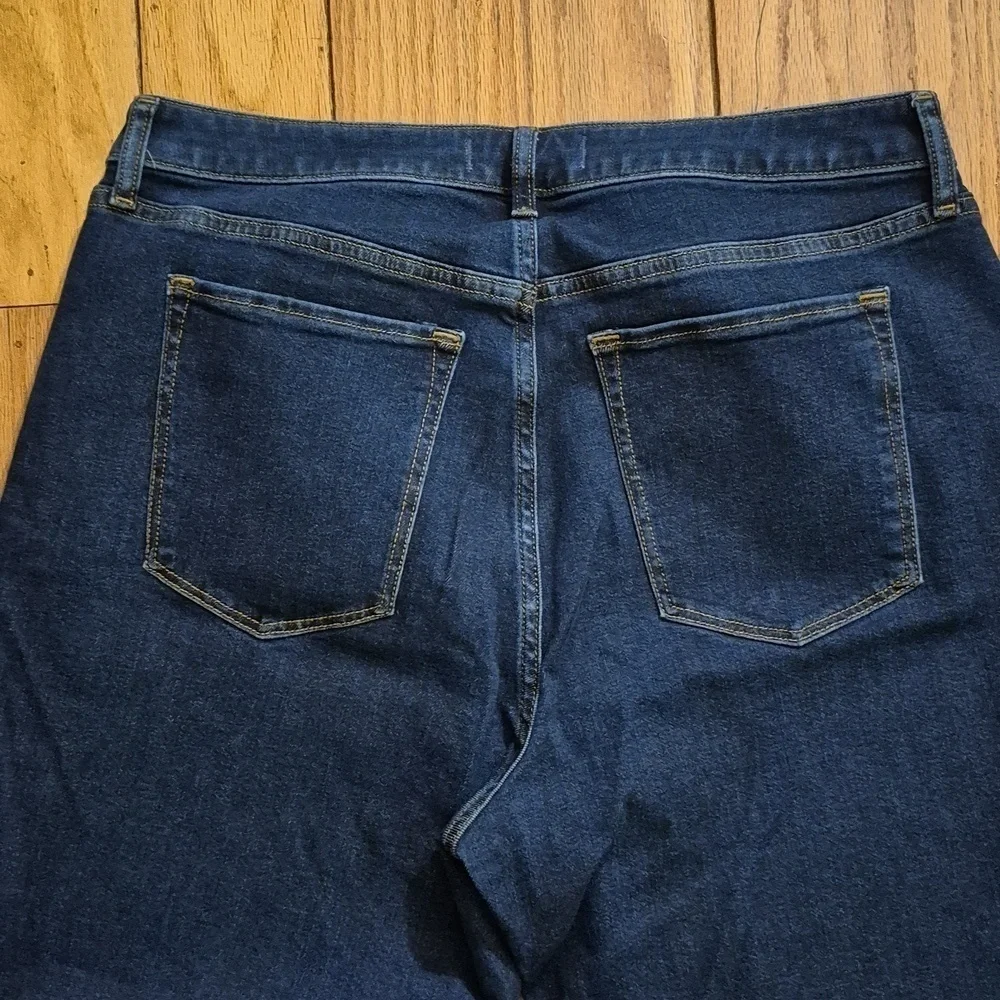 Abercrombie Fitch Curve Love High Rise Super Skinny Ankle Jeans Sz 34/18